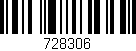 Código de barras (EAN, GTIN, SKU, ISBN): '728306'