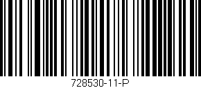 Código de barras (EAN, GTIN, SKU, ISBN): '728530-11-P'