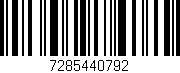 Código de barras (EAN, GTIN, SKU, ISBN): '7285440792'