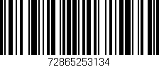Código de barras (EAN, GTIN, SKU, ISBN): '72865253134'