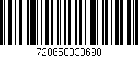 Código de barras (EAN, GTIN, SKU, ISBN): '728658030698'