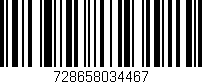 Código de barras (EAN, GTIN, SKU, ISBN): '728658034467'