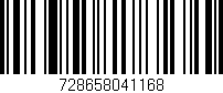 Código de barras (EAN, GTIN, SKU, ISBN): '728658041168'