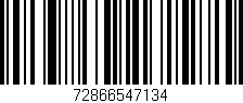 Código de barras (EAN, GTIN, SKU, ISBN): '72866547134'