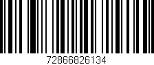 Código de barras (EAN, GTIN, SKU, ISBN): '72866826134'
