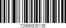 Código de barras (EAN, GTIN, SKU, ISBN): '72866826135'