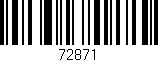 Código de barras (EAN, GTIN, SKU, ISBN): '72871'