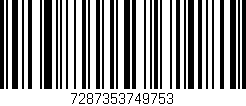 Código de barras (EAN, GTIN, SKU, ISBN): '7287353749753'