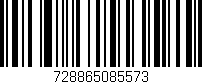Código de barras (EAN, GTIN, SKU, ISBN): '728865085573'