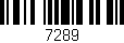 Código de barras (EAN, GTIN, SKU, ISBN): '7289'