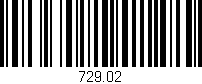 Código de barras (EAN, GTIN, SKU, ISBN): '729.02'