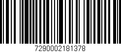 Código de barras (EAN, GTIN, SKU, ISBN): '7290002181378'