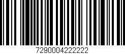 Código de barras (EAN, GTIN, SKU, ISBN): '7290004222222'