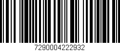 Código de barras (EAN, GTIN, SKU, ISBN): '7290004222932'