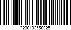 Código de barras (EAN, GTIN, SKU, ISBN): '7290103650025'