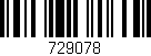 Código de barras (EAN, GTIN, SKU, ISBN): '729078'