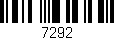Código de barras (EAN, GTIN, SKU, ISBN): '7292'