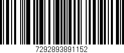 Código de barras (EAN, GTIN, SKU, ISBN): '7292893891152'