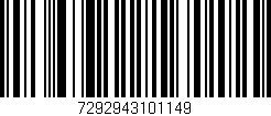 Código de barras (EAN, GTIN, SKU, ISBN): '7292943101149'