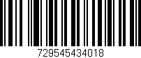 Código de barras (EAN, GTIN, SKU, ISBN): '729545434018'