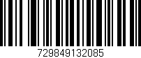 Código de barras (EAN, GTIN, SKU, ISBN): '729849132085'
