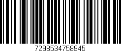Código de barras (EAN, GTIN, SKU, ISBN): '7298534758945'