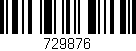Código de barras (EAN, GTIN, SKU, ISBN): '729876'