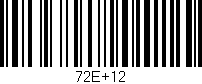 Código de barras (EAN, GTIN, SKU, ISBN): '72E+12'