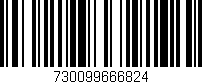 Código de barras (EAN, GTIN, SKU, ISBN): '730099666824'