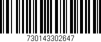 Código de barras (EAN, GTIN, SKU, ISBN): '730143302647'