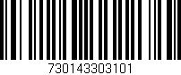 Código de barras (EAN, GTIN, SKU, ISBN): '730143303101'