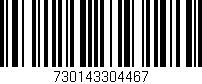 Código de barras (EAN, GTIN, SKU, ISBN): '730143304467'