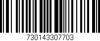 Código de barras (EAN, GTIN, SKU, ISBN): '730143307703'