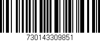 Código de barras (EAN, GTIN, SKU, ISBN): '730143309851'