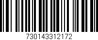 Código de barras (EAN, GTIN, SKU, ISBN): '730143312172'