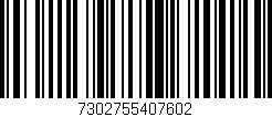 Código de barras (EAN, GTIN, SKU, ISBN): '7302755407602'