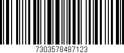 Código de barras (EAN, GTIN, SKU, ISBN): '7303578487123'