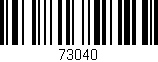 Código de barras (EAN, GTIN, SKU, ISBN): '73040'