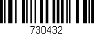 Código de barras (EAN, GTIN, SKU, ISBN): '730432'