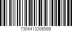 Código de barras (EAN, GTIN, SKU, ISBN): '7304413206589'
