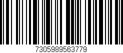 Código de barras (EAN, GTIN, SKU, ISBN): '7305989563779'