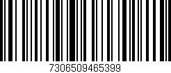 Código de barras (EAN, GTIN, SKU, ISBN): '7306509465399'