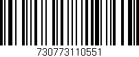 Código de barras (EAN, GTIN, SKU, ISBN): '730773110551'