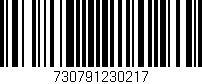 Código de barras (EAN, GTIN, SKU, ISBN): '730791230217'