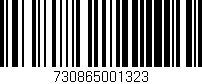Código de barras (EAN, GTIN, SKU, ISBN): '730865001323'