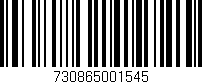 Código de barras (EAN, GTIN, SKU, ISBN): '730865001545'