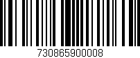 Código de barras (EAN, GTIN, SKU, ISBN): '730865900008'