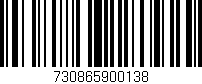 Código de barras (EAN, GTIN, SKU, ISBN): '730865900138'