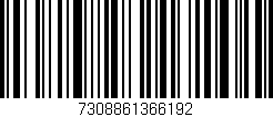 Código de barras (EAN, GTIN, SKU, ISBN): '7308861366192'