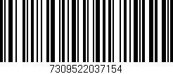 Código de barras (EAN, GTIN, SKU, ISBN): '7309522037154'